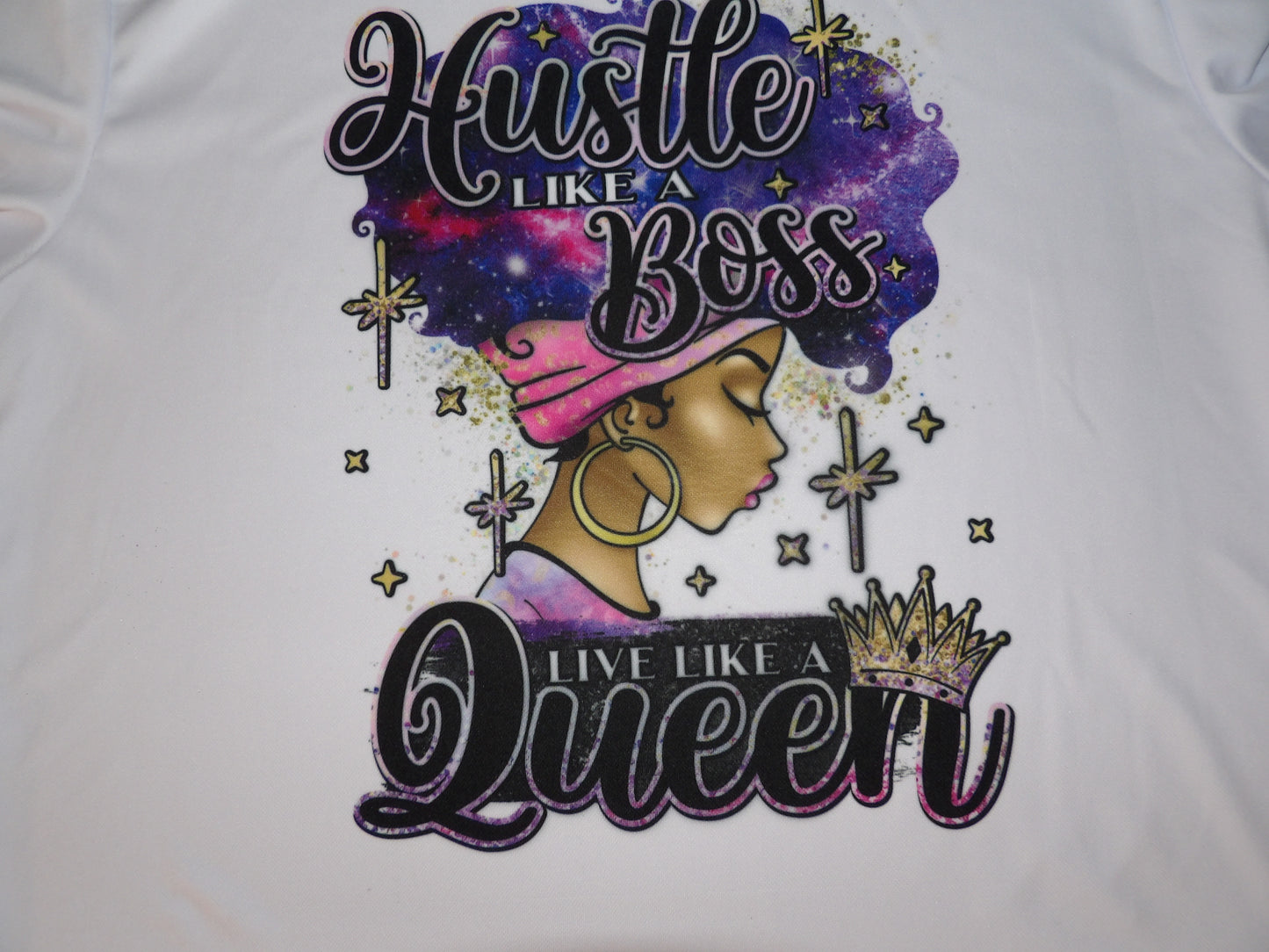 Hustle like a Queen -Inspirational T-Shirts (DTF)