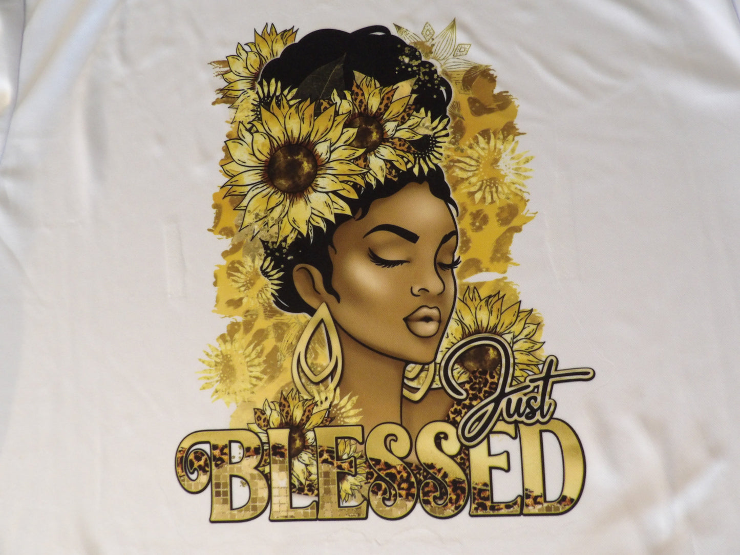 Just Blessed -Inspirational T-Shirts (Sublimation)