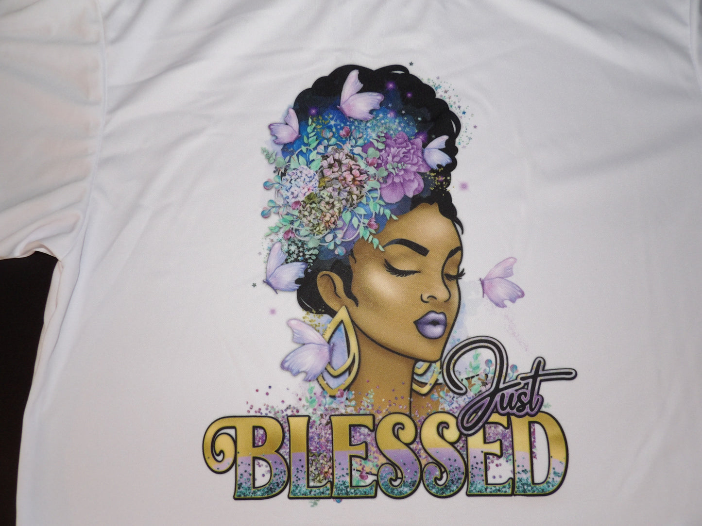 Just Blessed -Inspirational T-Shirts (Sublimation)
