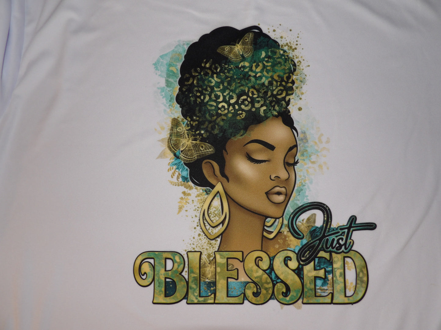 Just Blessed -Inspirational T-Shirts (Sublimation)