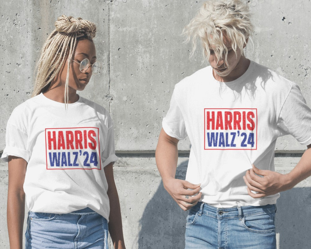 HARRIS WALZ 24 WHITE T-Shirt (Unisex)