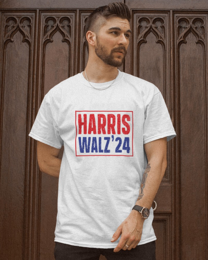 HARRIS WALZ 24 WHITE T-Shirt (Unisex)